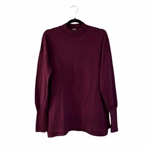 ⭐️ Badgley Mischka ($180) Purple Merino Wool Sweater - PTP 22